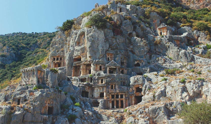 جاذبه‌های شاخص راه لیکیا در ترکیه