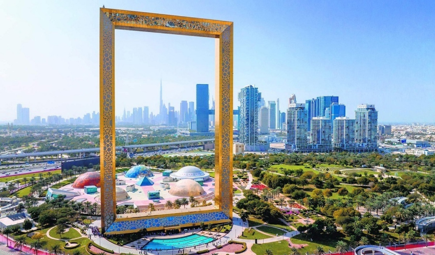 قاب دبی (Dubai Frame)