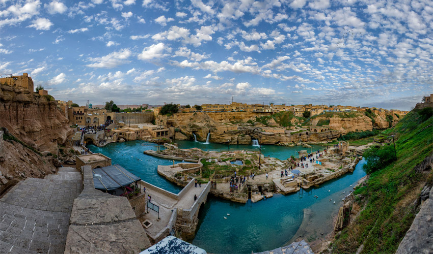سیستم هیدرولیک تاریخی شوشتر در خوزستان