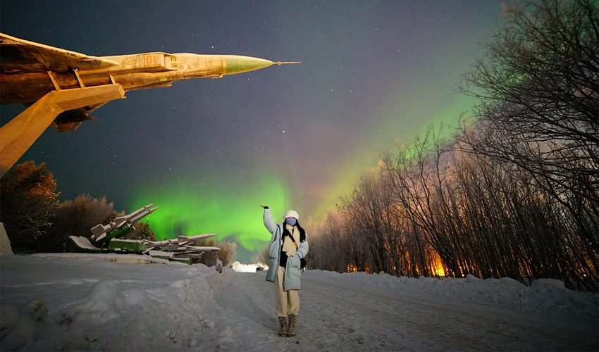 شفق قطبی روسیه: