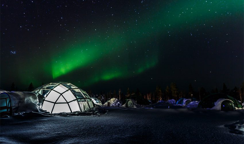 شفق قطبی در مورمانسک